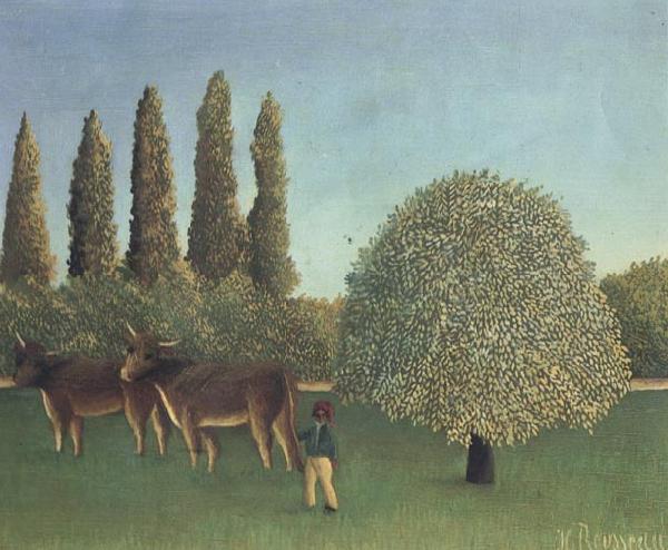 Henri Rousseau THe Pasture France oil painting art
